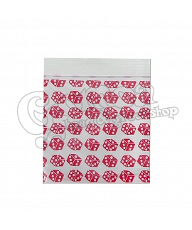 Ziplock bag patterned 100pcs (50x50 mm)